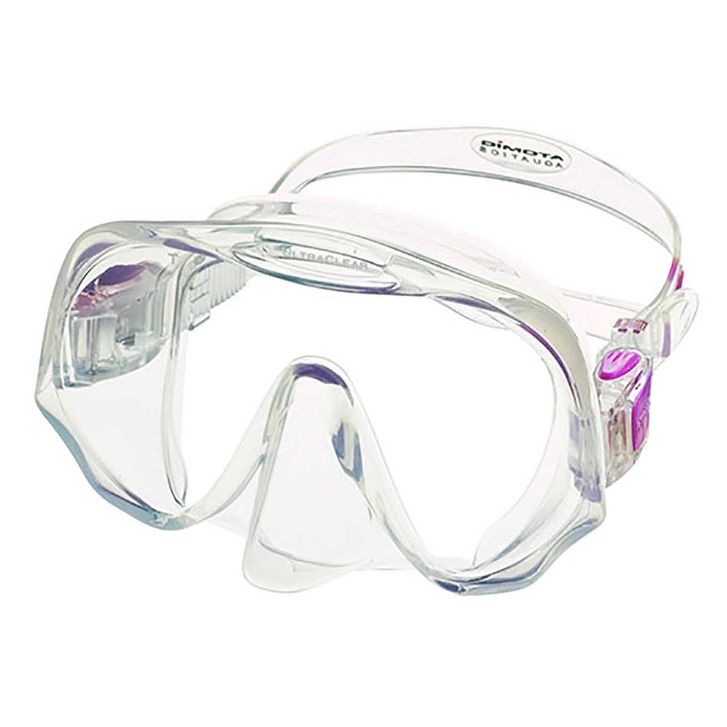 Atomic Frameless Mask - Clear/Fuchsia