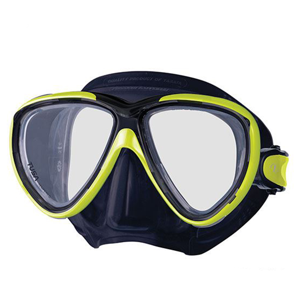 TUSA Freedom One Mask, Two Lens - Black/Flash Yellow