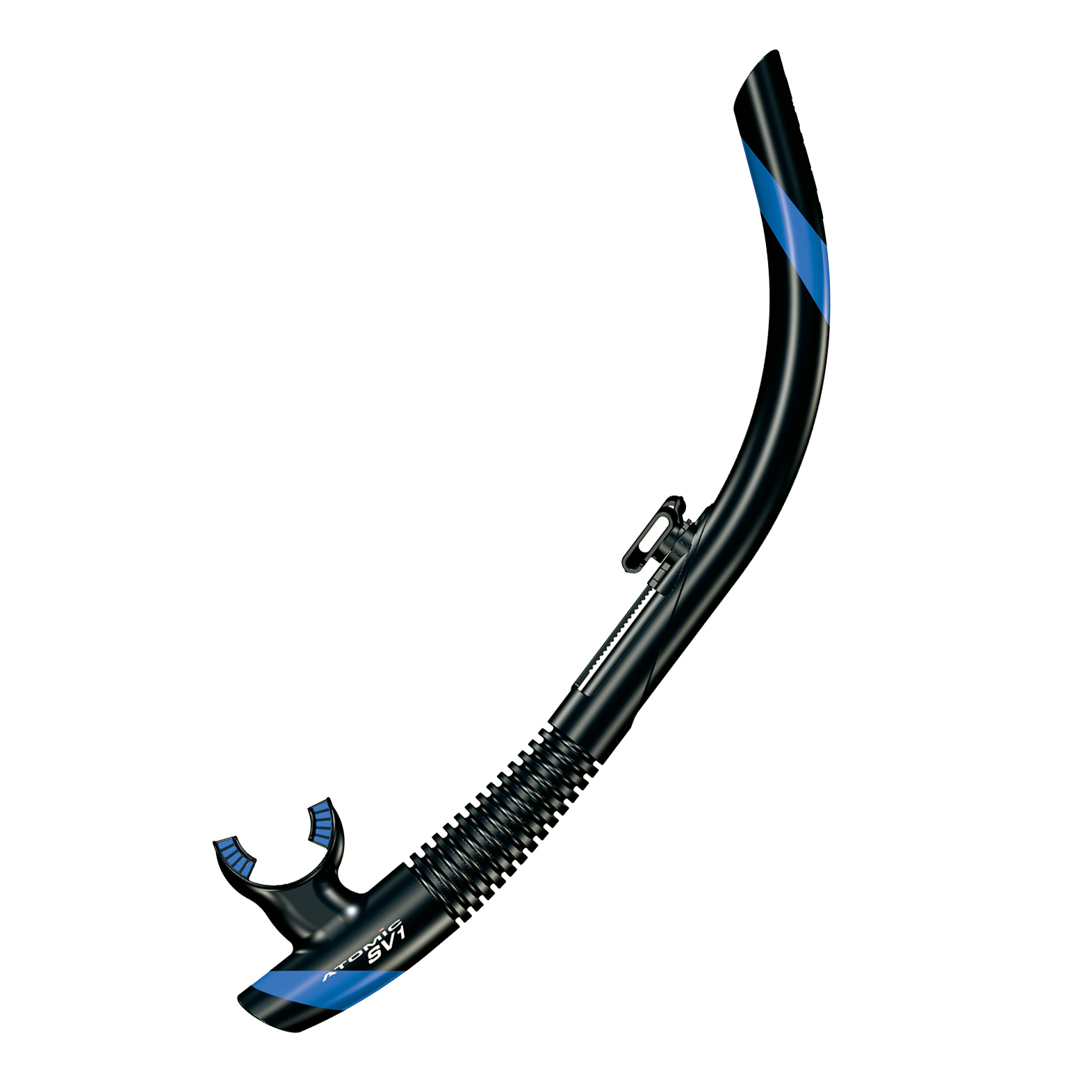 Atomic SV1 Semi Dry Snorkel - Black/Blue