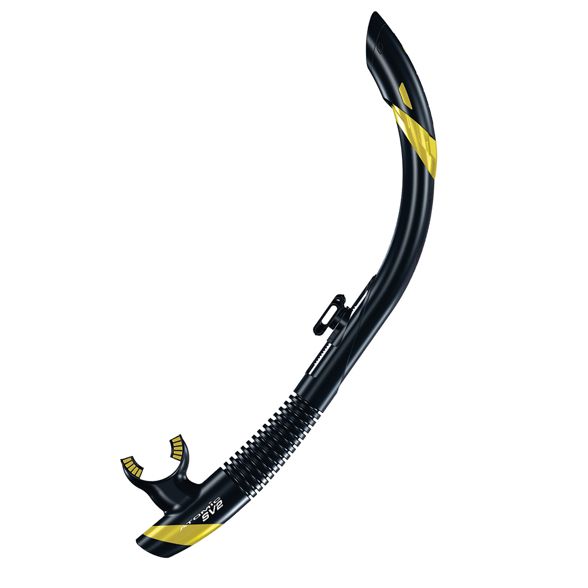 Atomic SV2 Semi-Dry Snorkel - Black/Yellow