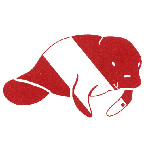 Manatee Die-Cut Sticker Decal