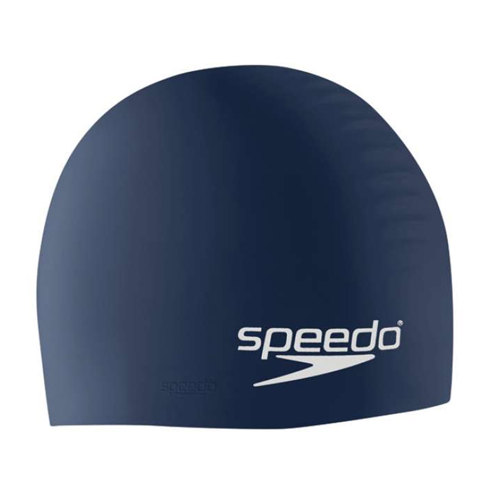 Speedo Unisex Silicone Swim Cap - Navy 