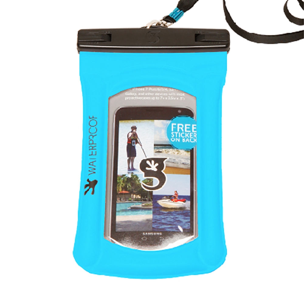 Gecko Floating Dry Phone Bag - Blue 