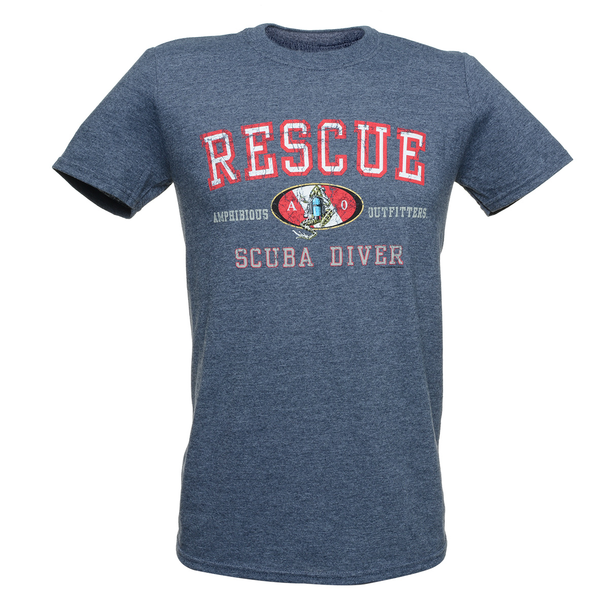 Amphibious Outfitters Rescue Diver T-Shirt Front