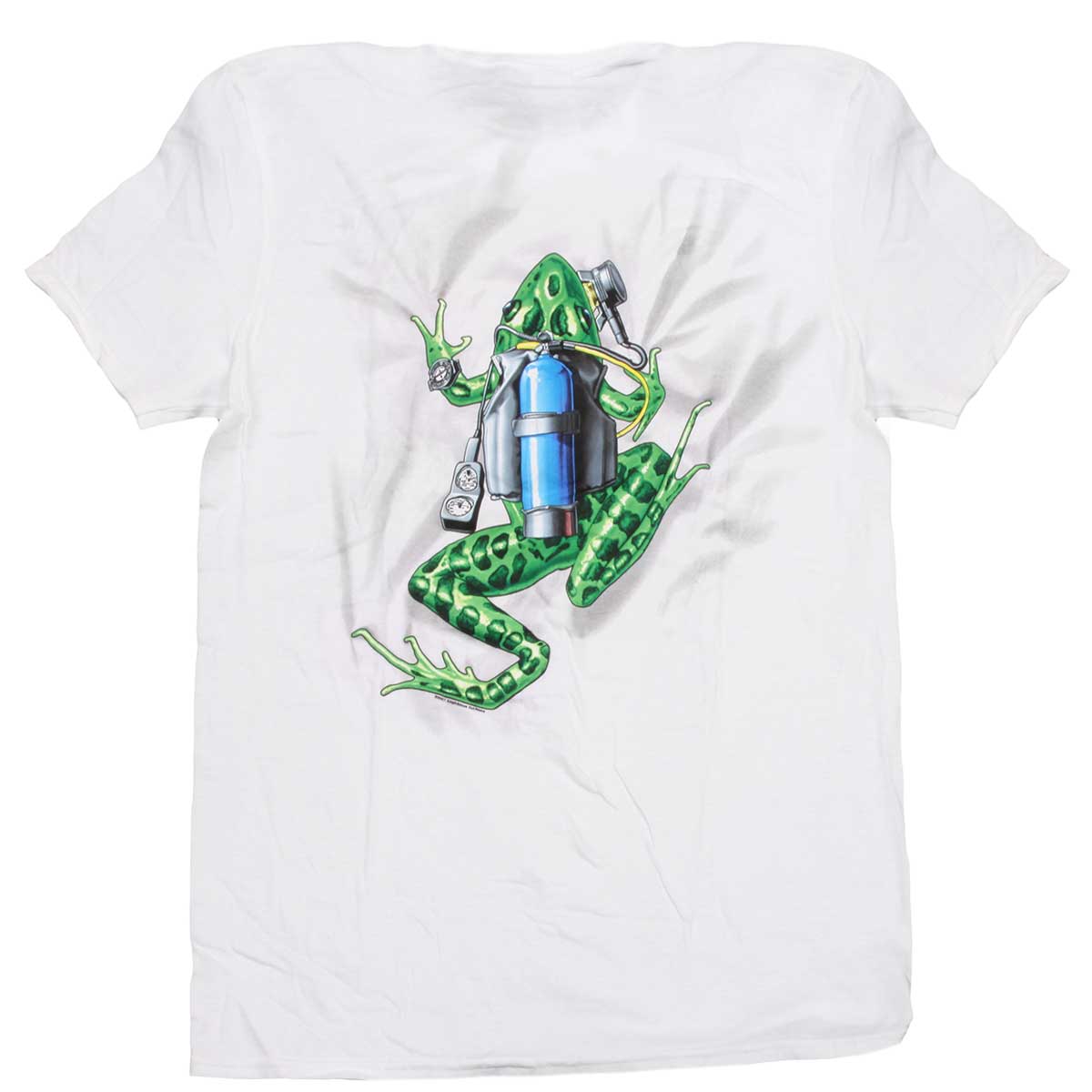 Amphibious Outfitters Scuba Frog Dive T-Shirt Back