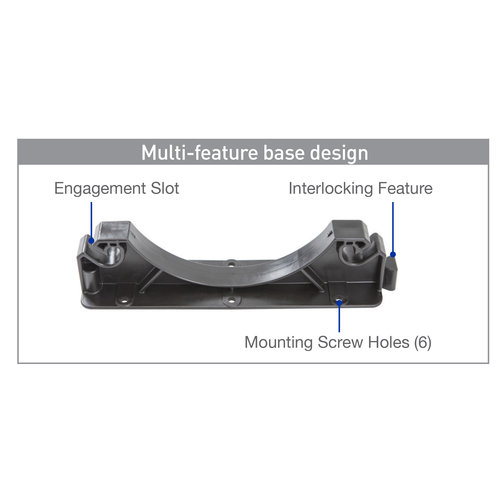 XS Scuba Tank Holder - Single Infographic