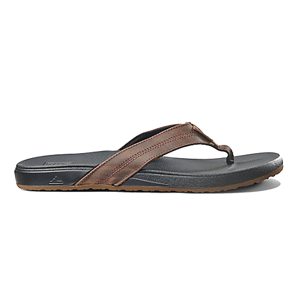 Reef Cushion Bounce Phantom LE Leather Sandals (Men’s) Side - Black/Brown