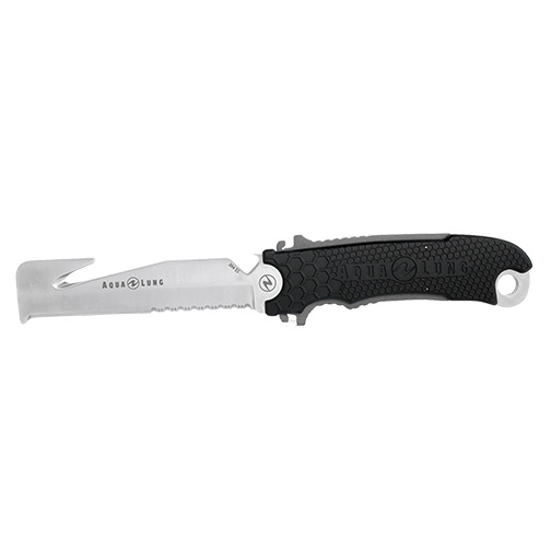 Aqualung Big Squeeze Sheepsfoot Stainless Steel Diving Knife