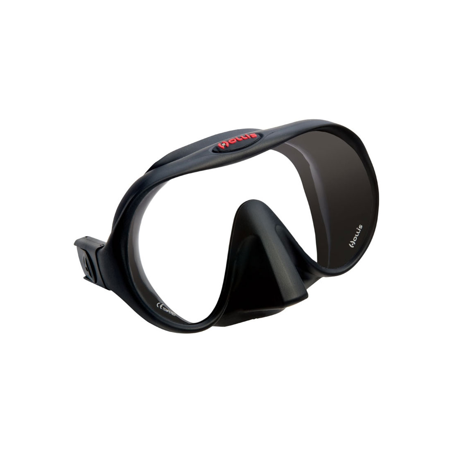 Hollis M1 Frameless Mask, Single Lens - Black