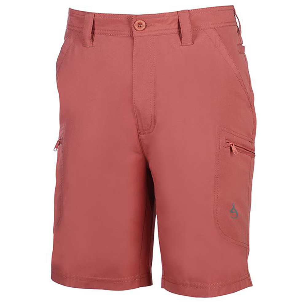 Hook & Tackle Driftwood Hybrid Shorts (Men's) - New England Red