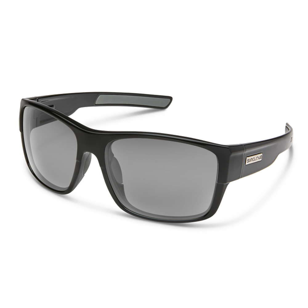 Suncloud Optics Range Sunglasses - Black Frame / Polarized Gray Lenses