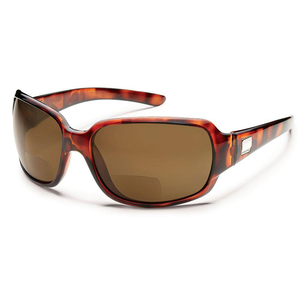 Suncloud Cookie Polarized Polycarbonate Sunglasses (Women's) Tortoise Brown +1.50
