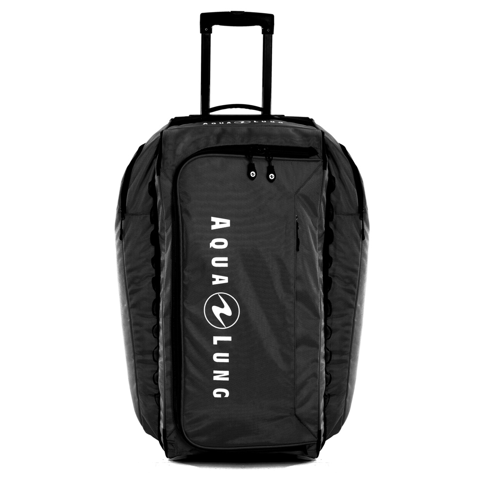 Aqua Lung Explorer II Roller Bag Front with Handle Extended