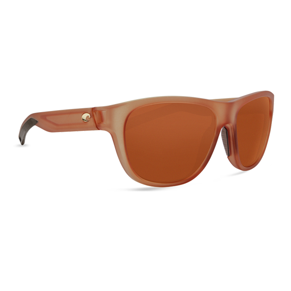 Costa Bayside Polarized Sunglasses (Men’s) Mattee Coral Frame with Copper Lenses