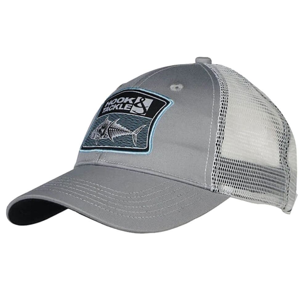 HOOK & TACKLE Sport Fishing Veteran Fishing Trucker Hat