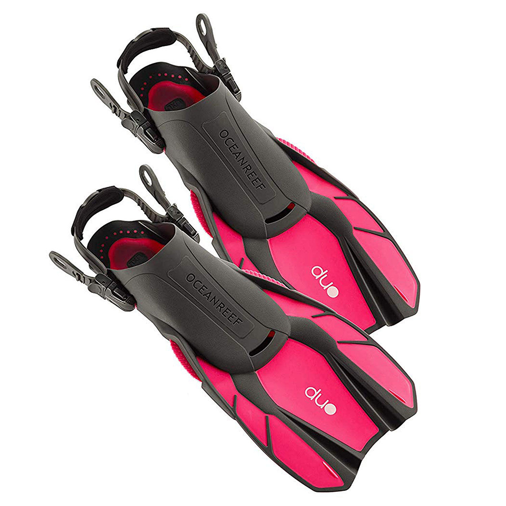Ocean Reef Aria QR+ Snorkeling Gear Set/Aria QR+ Full Face Mask/DUO Fins