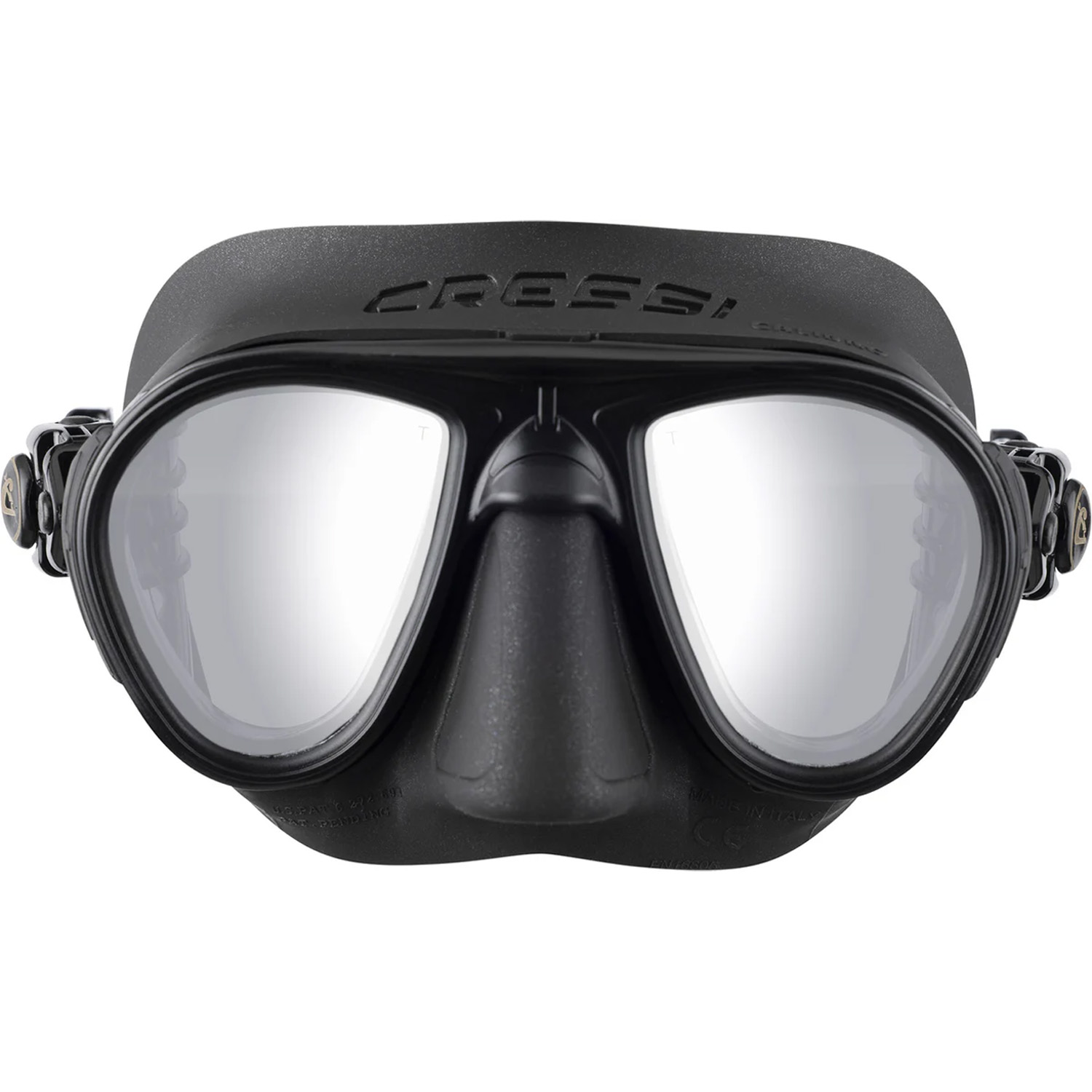 Cressi Calibro Mask, Two Lens - black HD - front