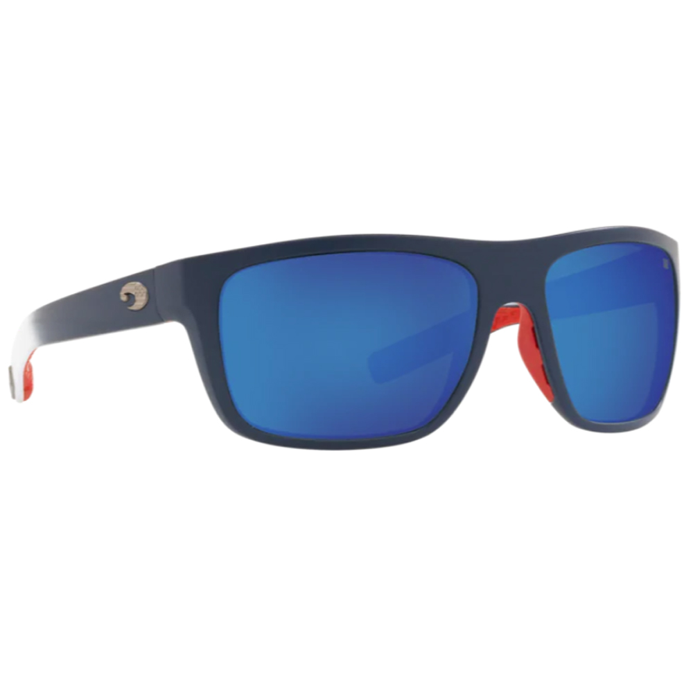 Costa Broadbill Polarized Sunglasses - Matte Freedom Fade Frame/Blue Mirror Lenses