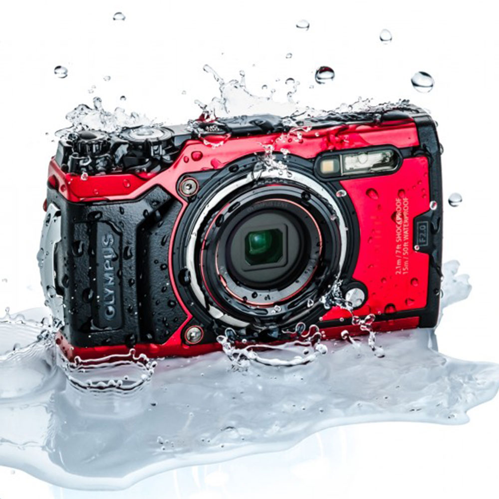 Olympus Tough TG-6 12 MP Waterproof Camera - Red