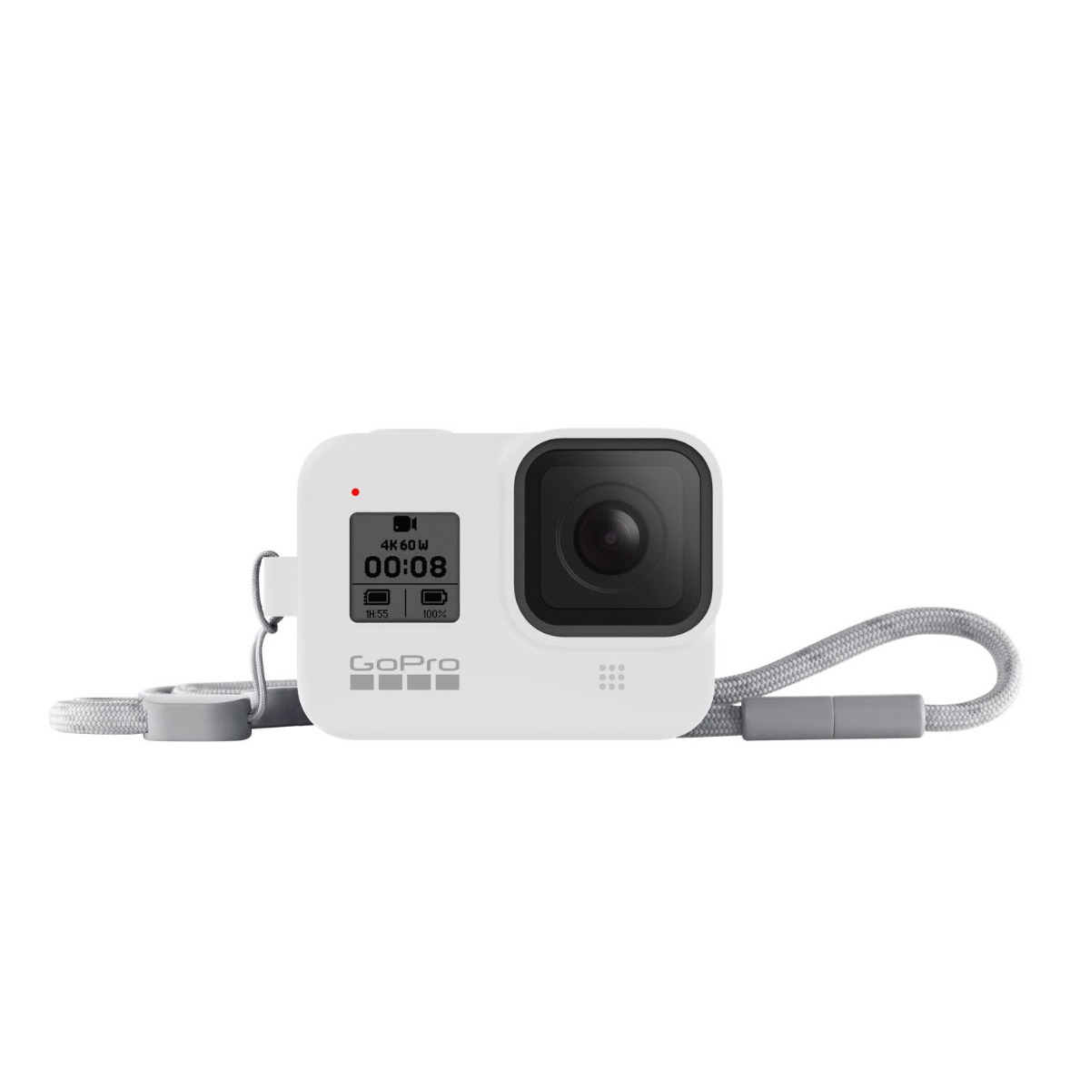 GoPro® HERO8® Black Sleeve + Lanyard - White Hot