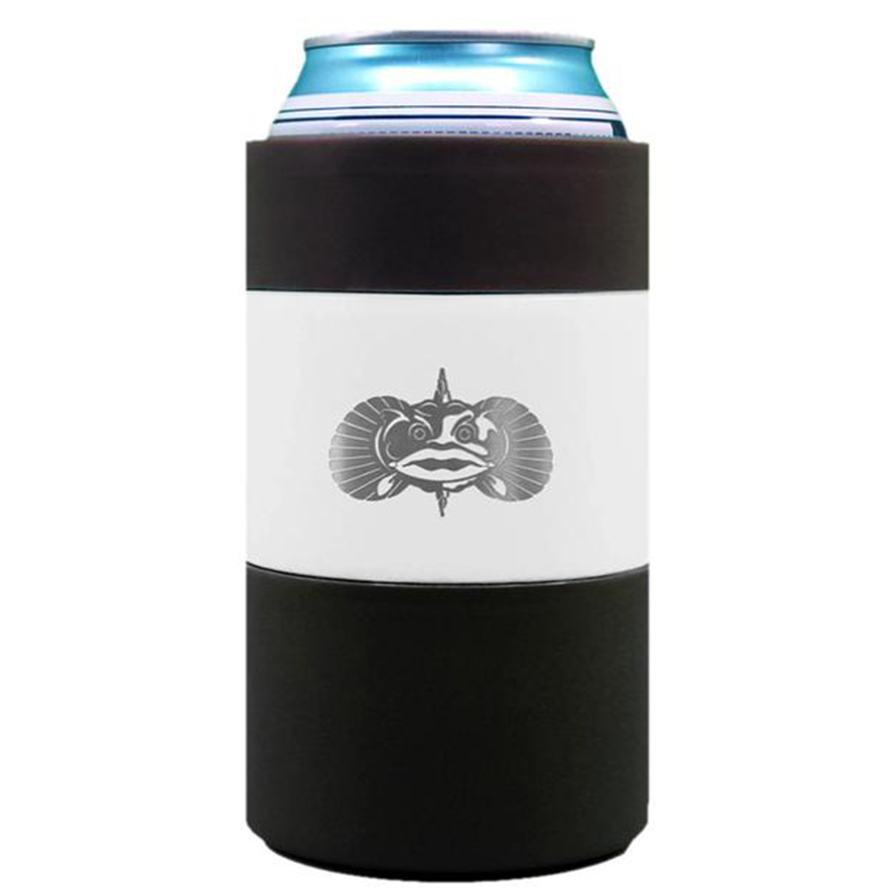 Non-Tipping Slim Can Cooler by Toadfish- White