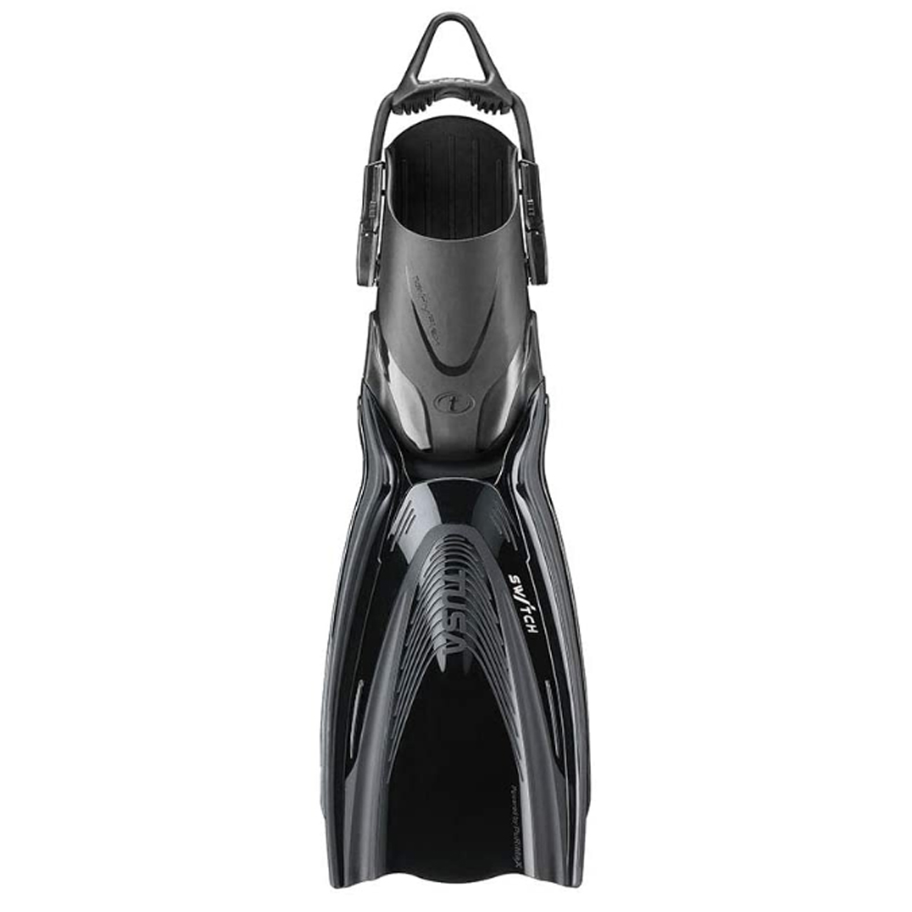 TUSA HyFlex Switch Scuba Fins - Black 