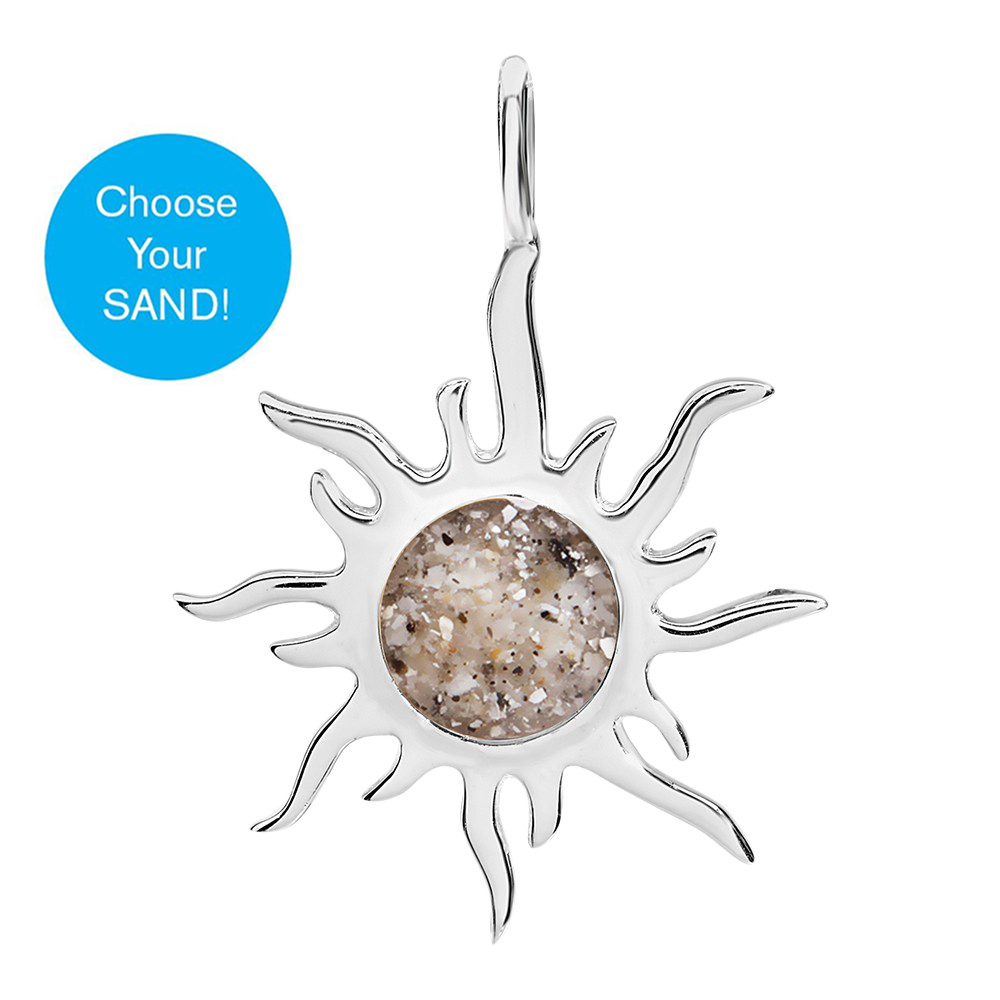 Dune Sterling Silver Sunburst Charm