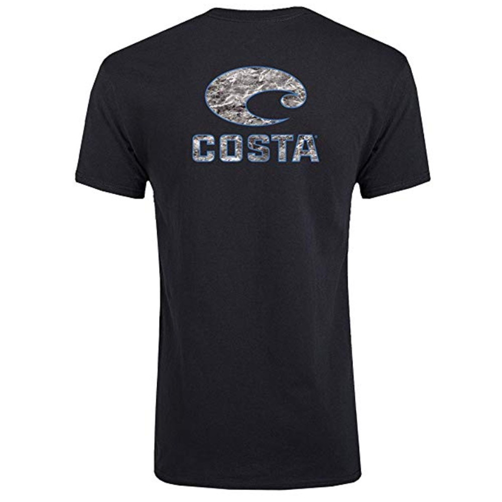 Costa Mossy Oak Elements T-Shirt - Black