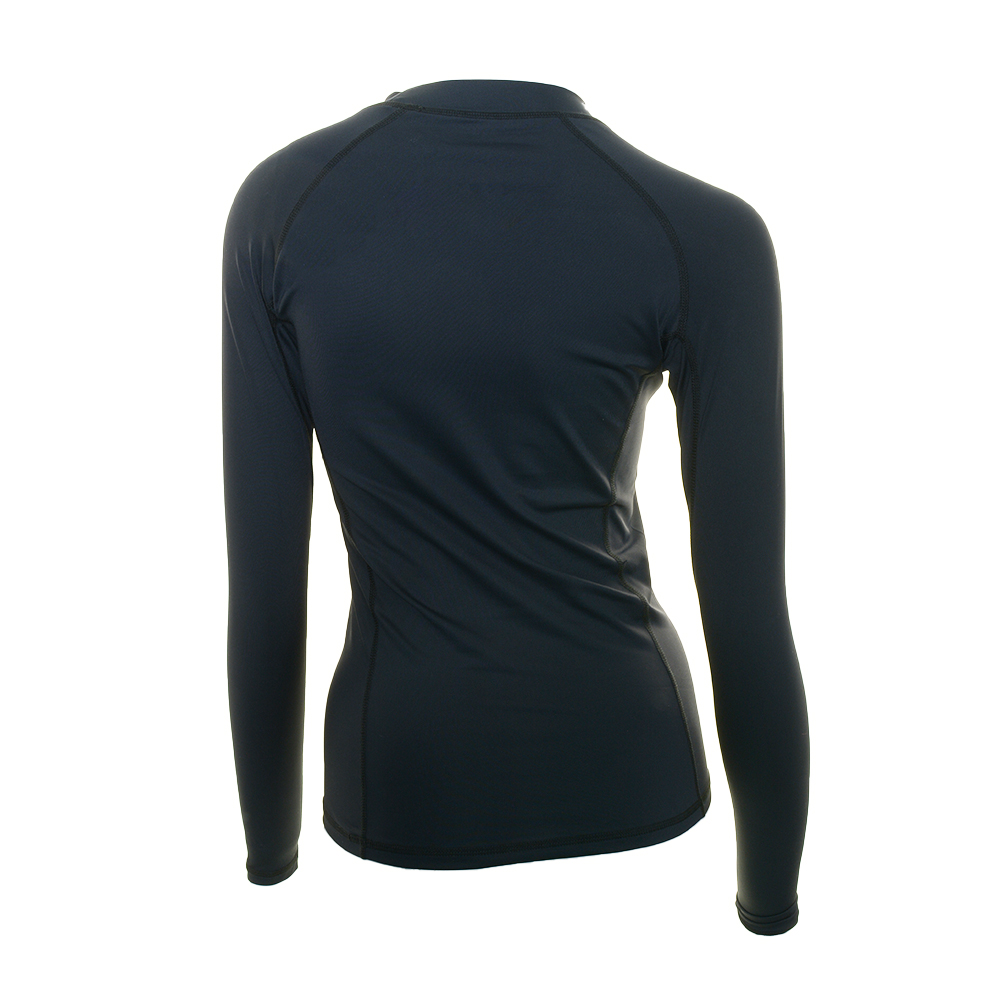 EVO Fuse Long Sleeve Rashguard (Women's) Back - Black