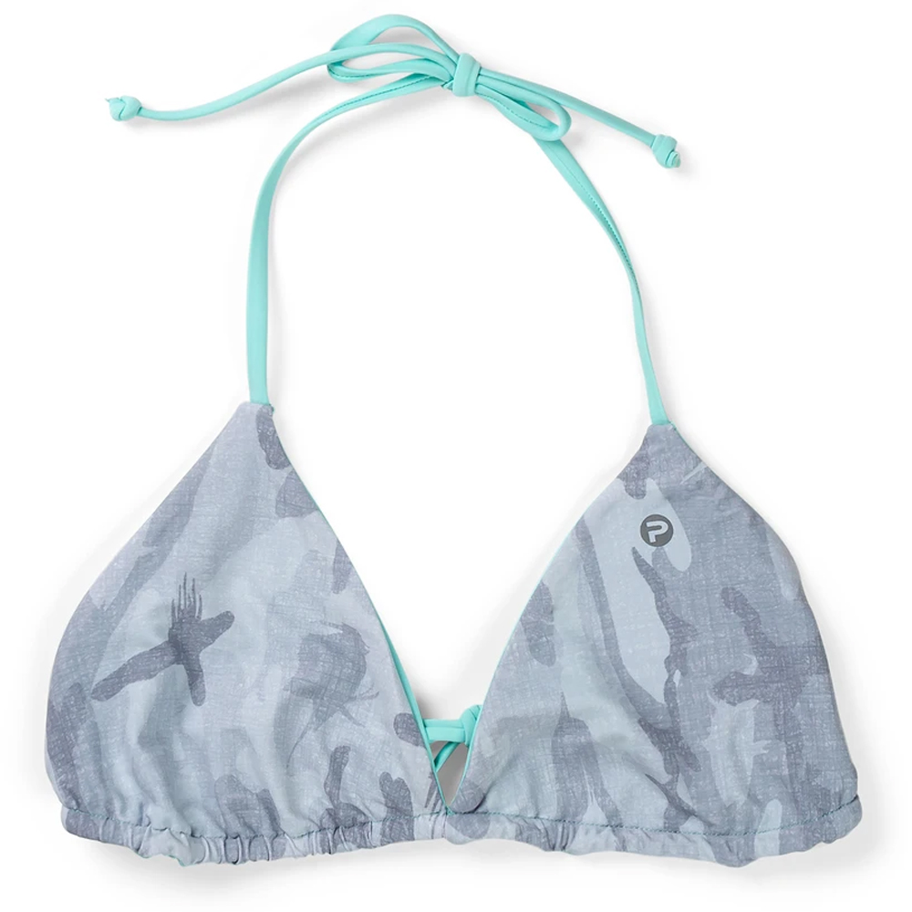 Pelagic Key West Reversible Bikini Top - Light Grey 