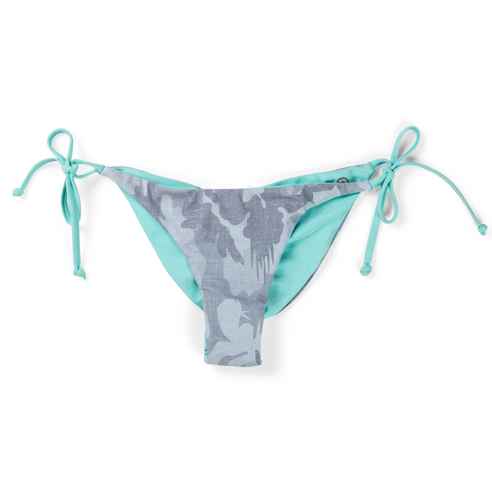 Blue-White Tie-Dye REVERSIBLE BIKINI BOTTOMS