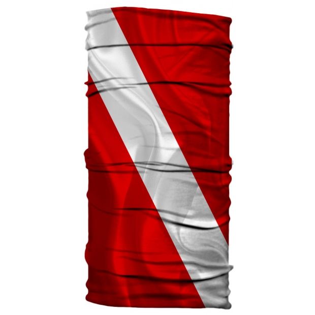 Born of Water Neck Gaiter - Diver Down Flag