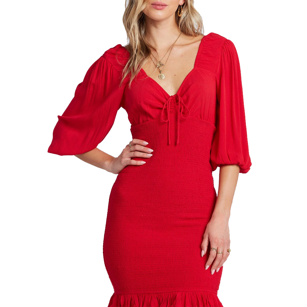 Billabong Amalfi Nights Dress - Ruby 