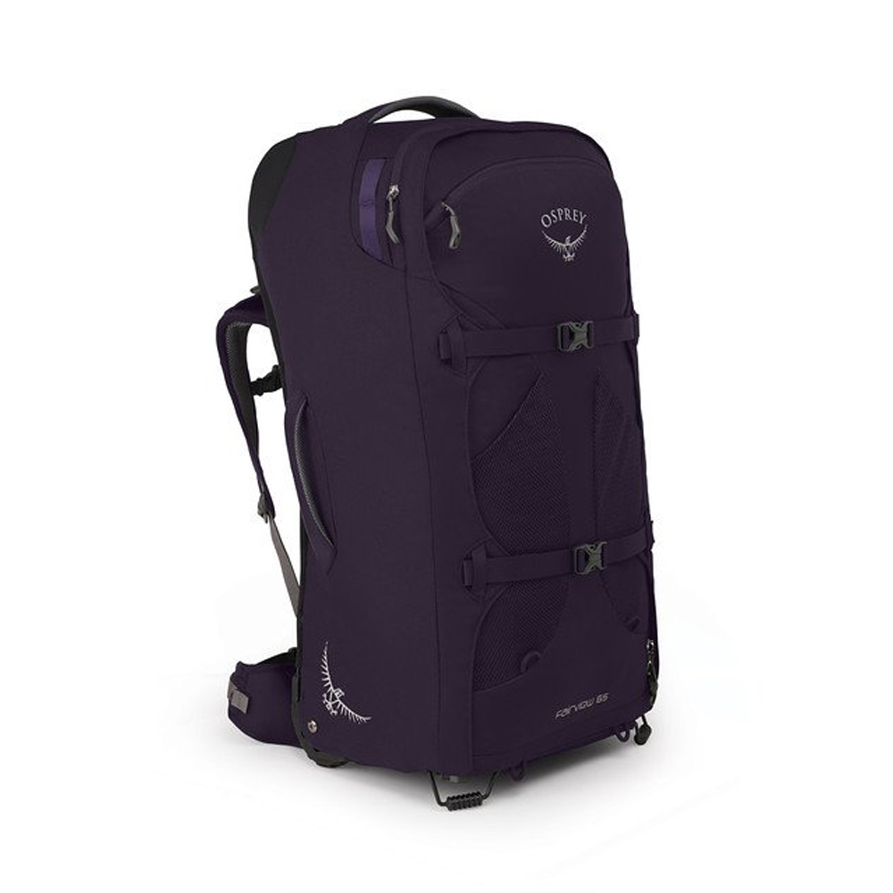 Osprey Fairview Wheeled Travel Pack 65 with Straps - Amulet Purple