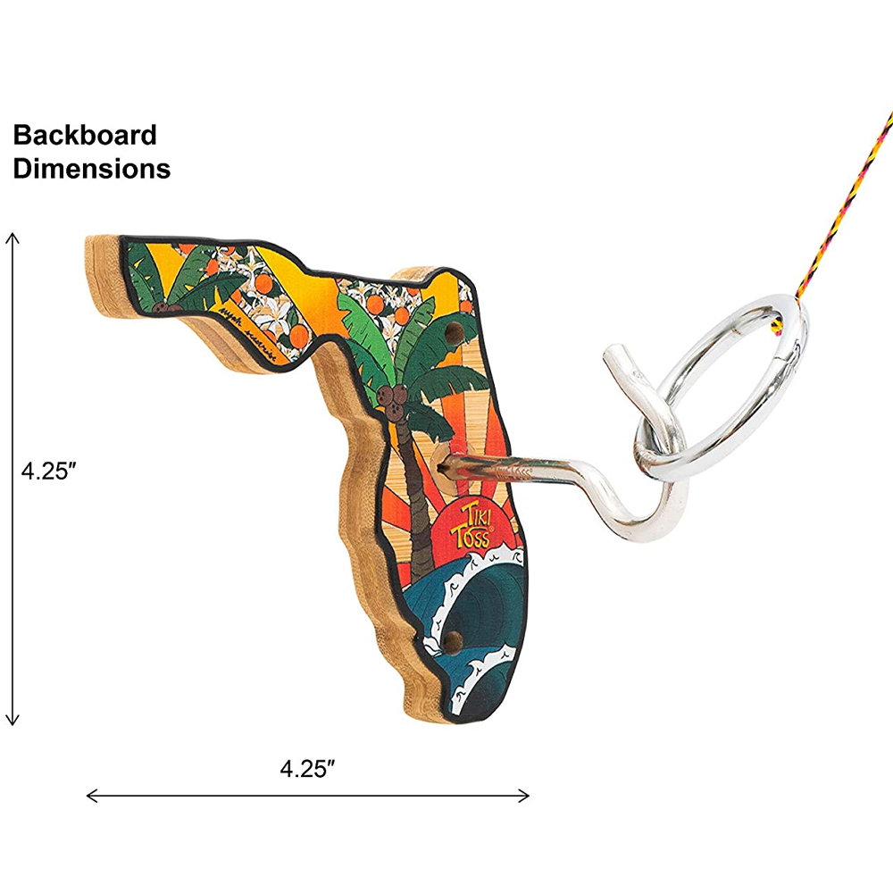 Tiki Toss Game Infographic - Florida Edition