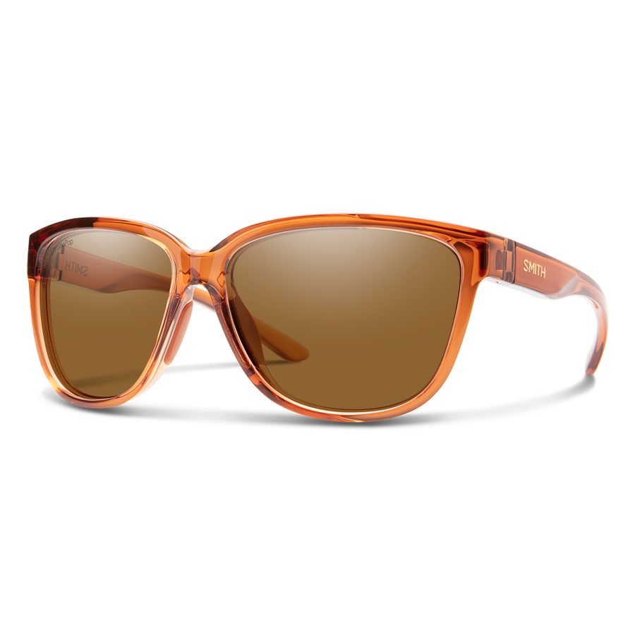 Smith Monterey Polarized Sunglasses - Crystal Tobacco Frame/Brown Lenses