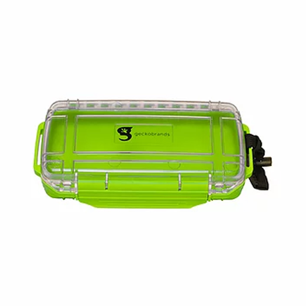 Geckobrands Waterproof Dry Box - Neon Green Medium 