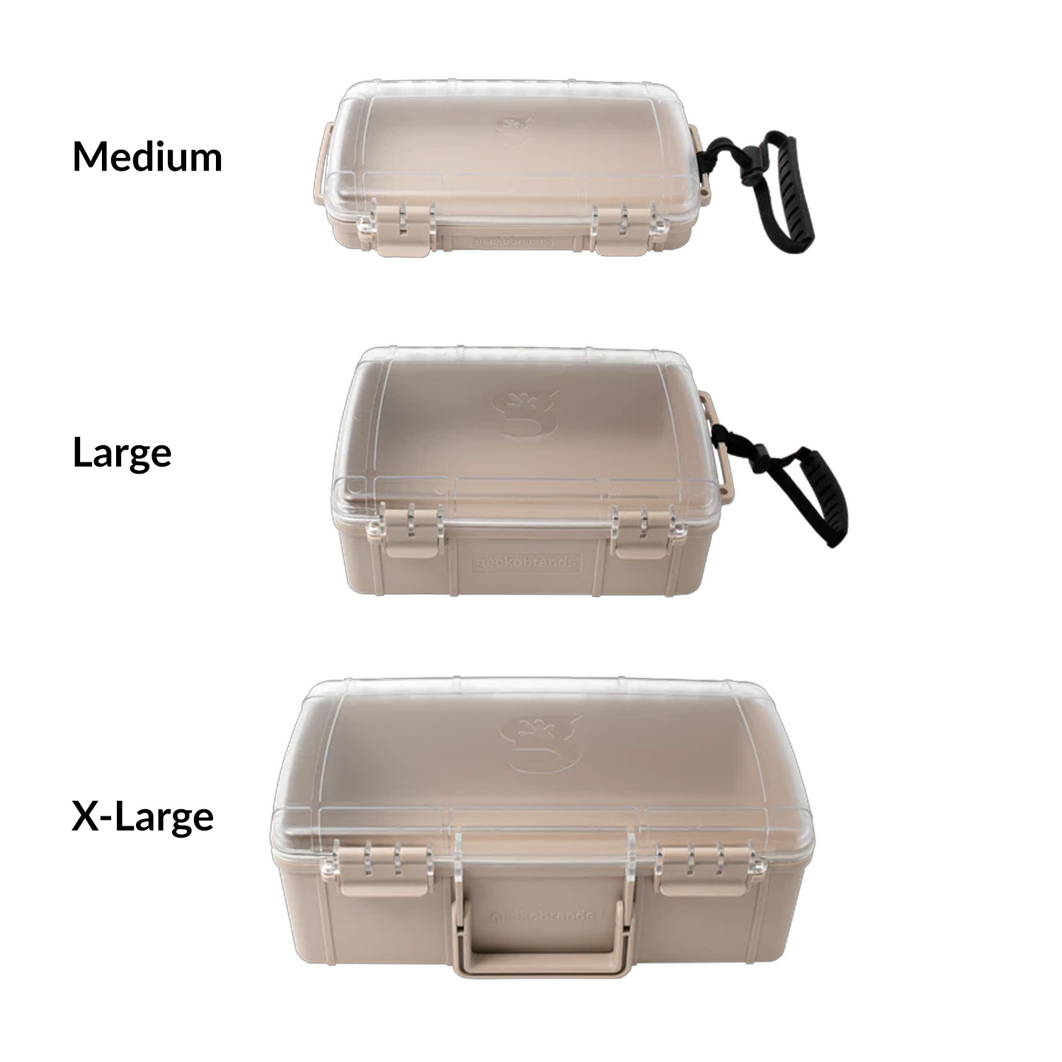 Geckobrands Waterproof Dry Box - Tan