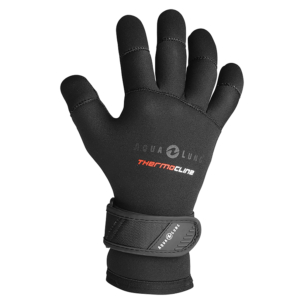 Aqua Lung 3mm Thermocline Dive Gloves - Back View