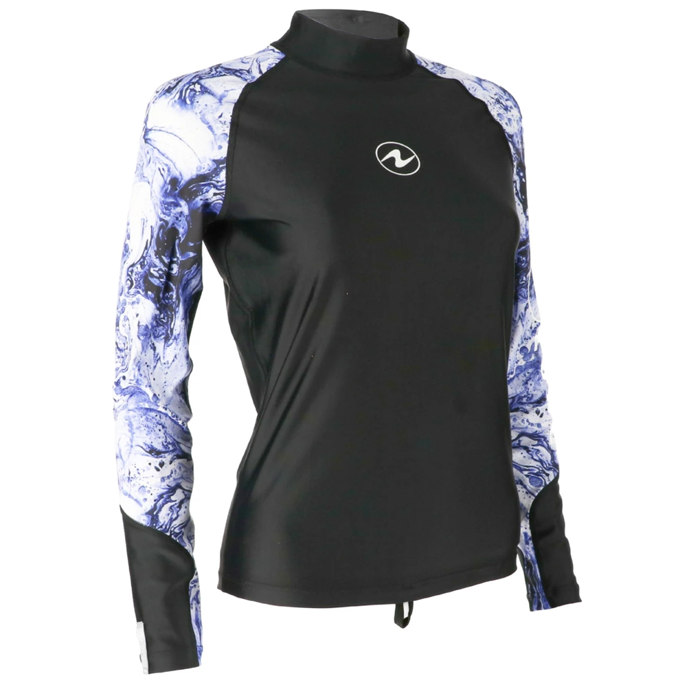 Aqua Lung Aqua Long Sleeve Rashguard (Women's) - Purple / White