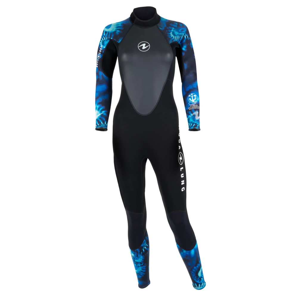 Aqua Lung HydroFlex 1mm Wetsuit (Women's) - Black / Blue Camo 