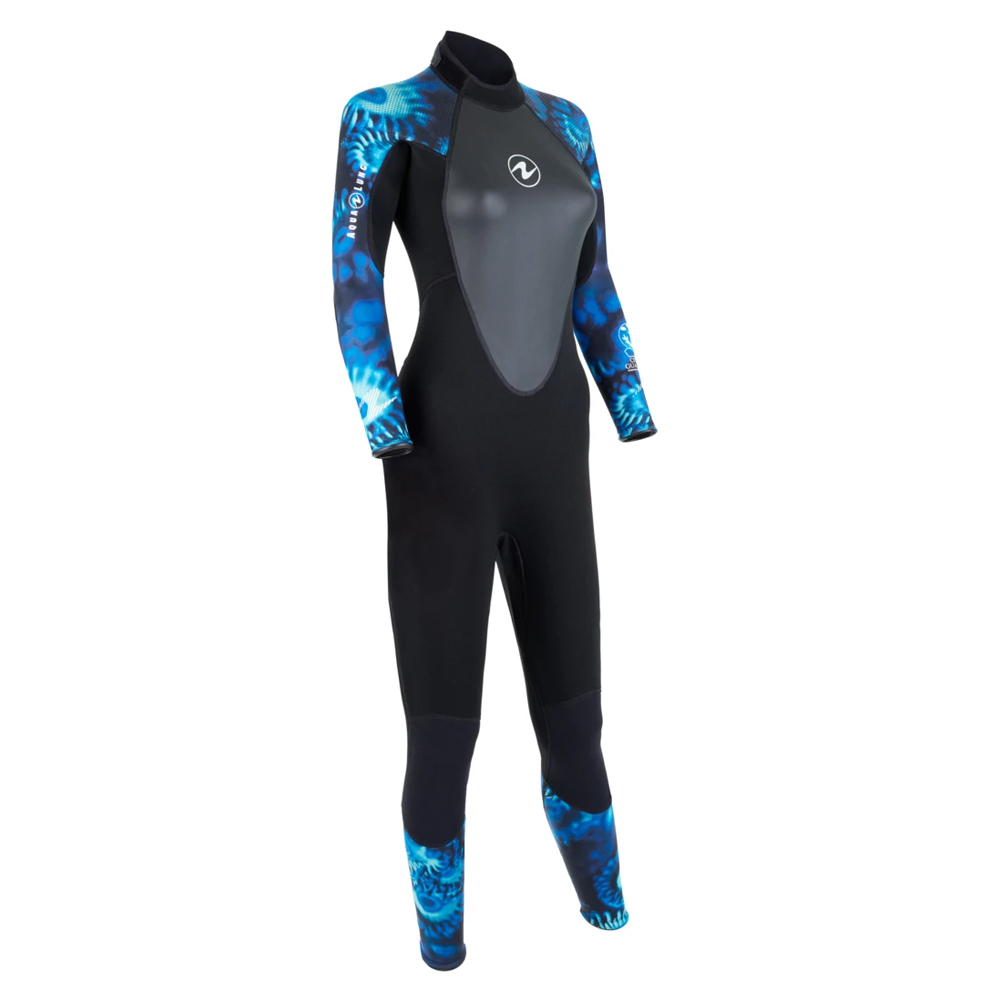 Aqua Lung HydroFlex 1mm Wetsuit (Women's) - Black / Blue Camo 