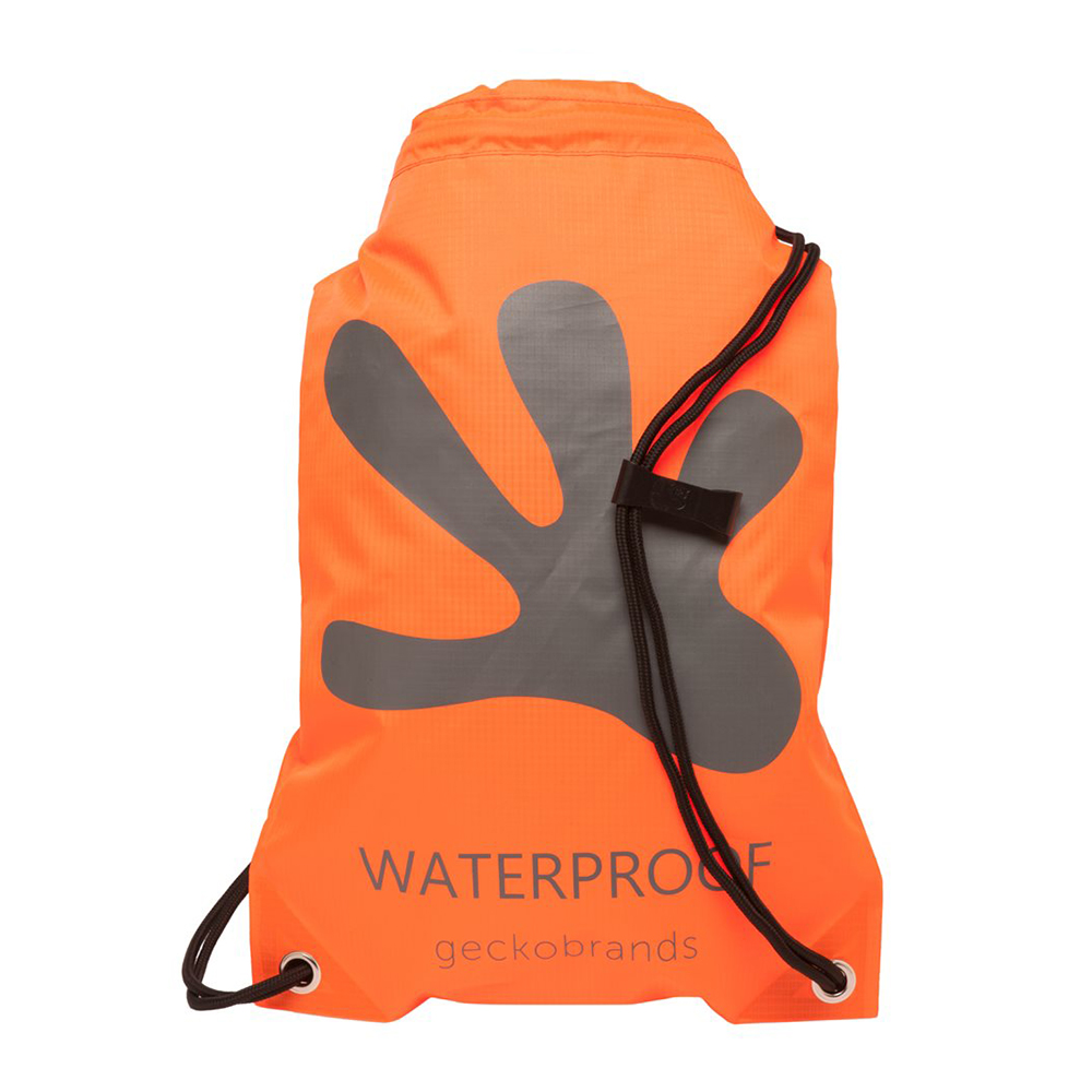 geckobrands waterproof drawstring backpack