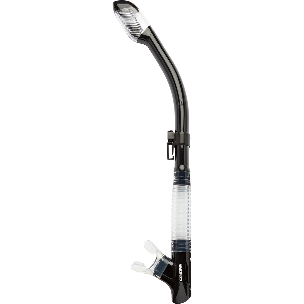 Cressi Tao Dry Snorkel (Colorama Edition) - Black 