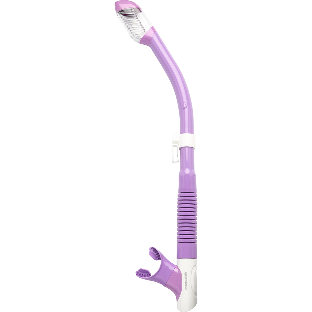 Cressi Tao Dry Snorkel (Colorama Edition) - Lilac 