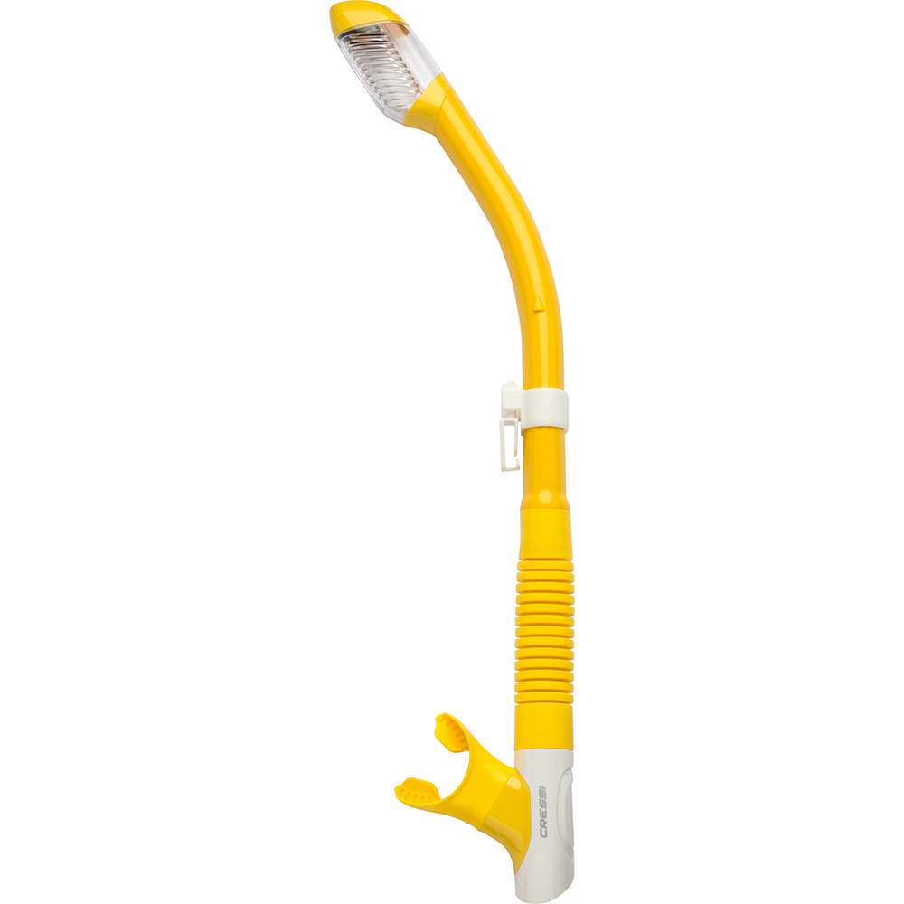 Cressi Tao Dry Snorkel (Colorama Edition) - Yellow 