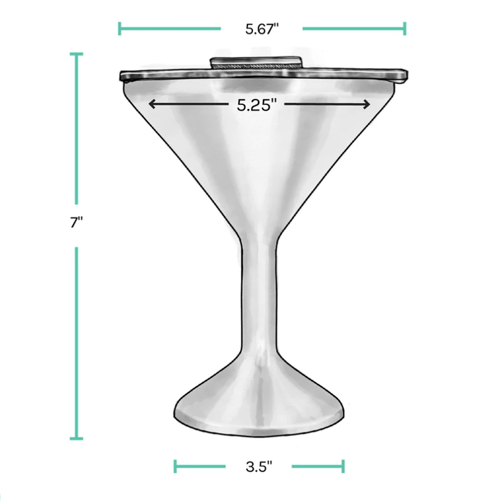  ORCA Chasertini Insulated Martini Style Sipping Cup with Lid -  Stainless Steel for Outdoor, Picnic, Poolside, Beach or Patio Party - Lilac  : Patio, Lawn & Garden