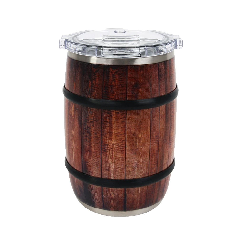 ORCA 12oz Whiskey Barrel Cup - Oak Wood Grain 