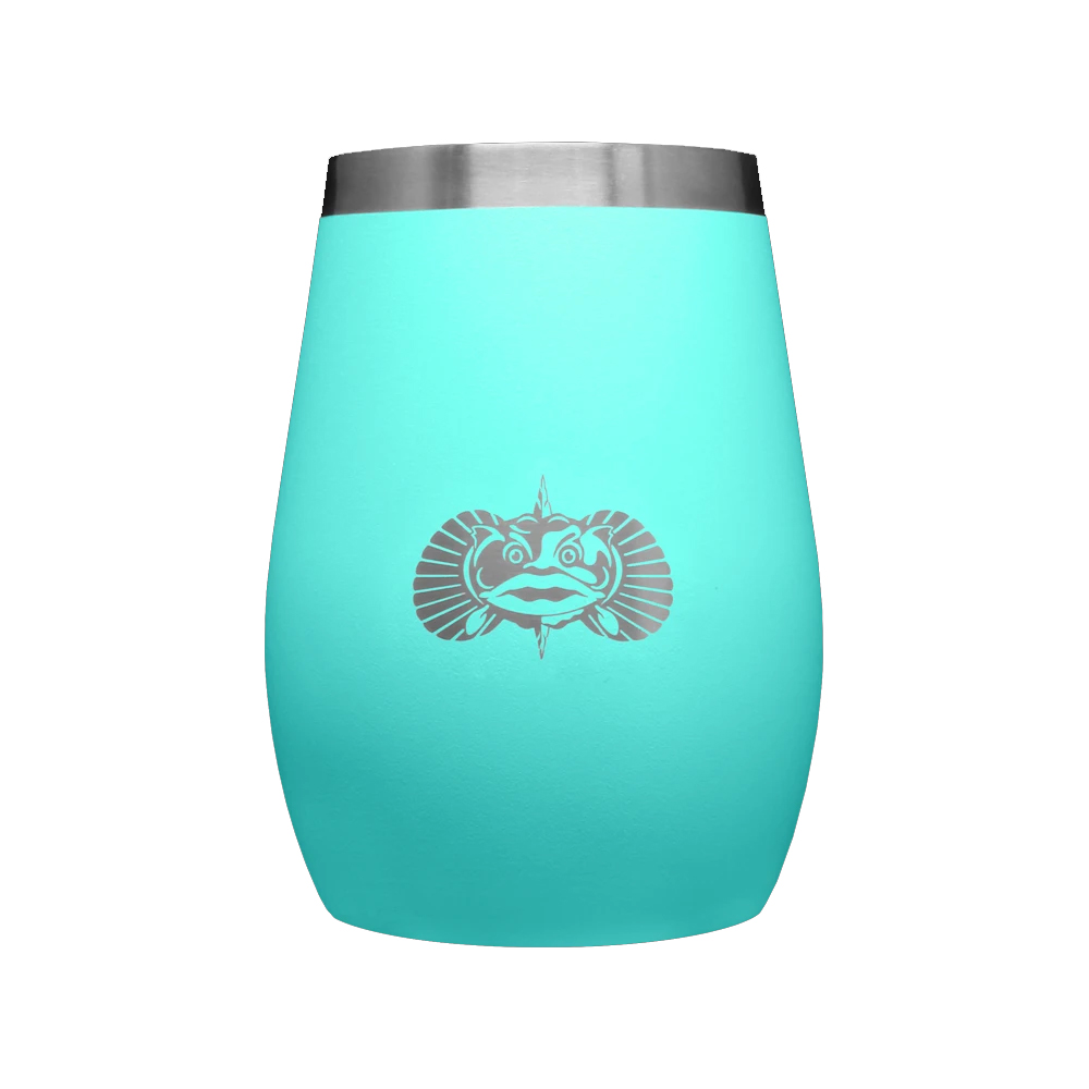 Toadfish Outfitters Non-Tipping 10oz Wine Tumbler - Teal