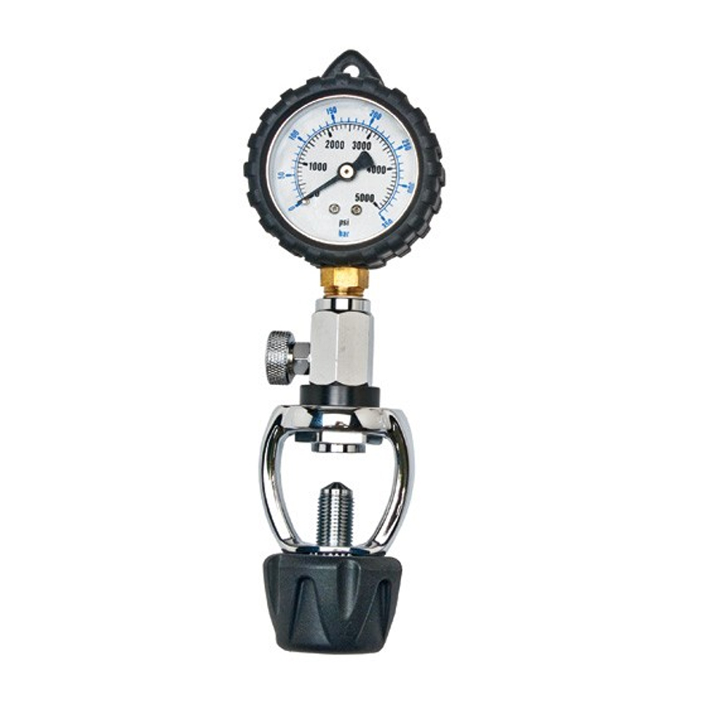 Scuba Choice Diving Dive Yoke Tank Pressure Checker 5000 PSI 350 BAR -  scubachoice